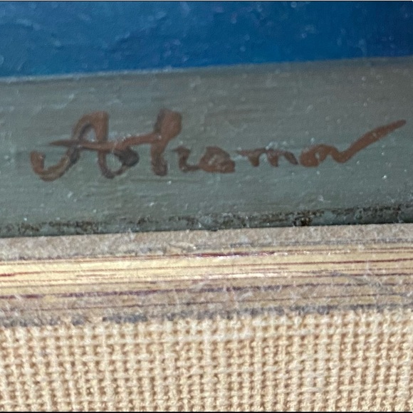 Madonna and Child Oil Painting, Signed 14.5 x 16.5 - Picture 2 of 5